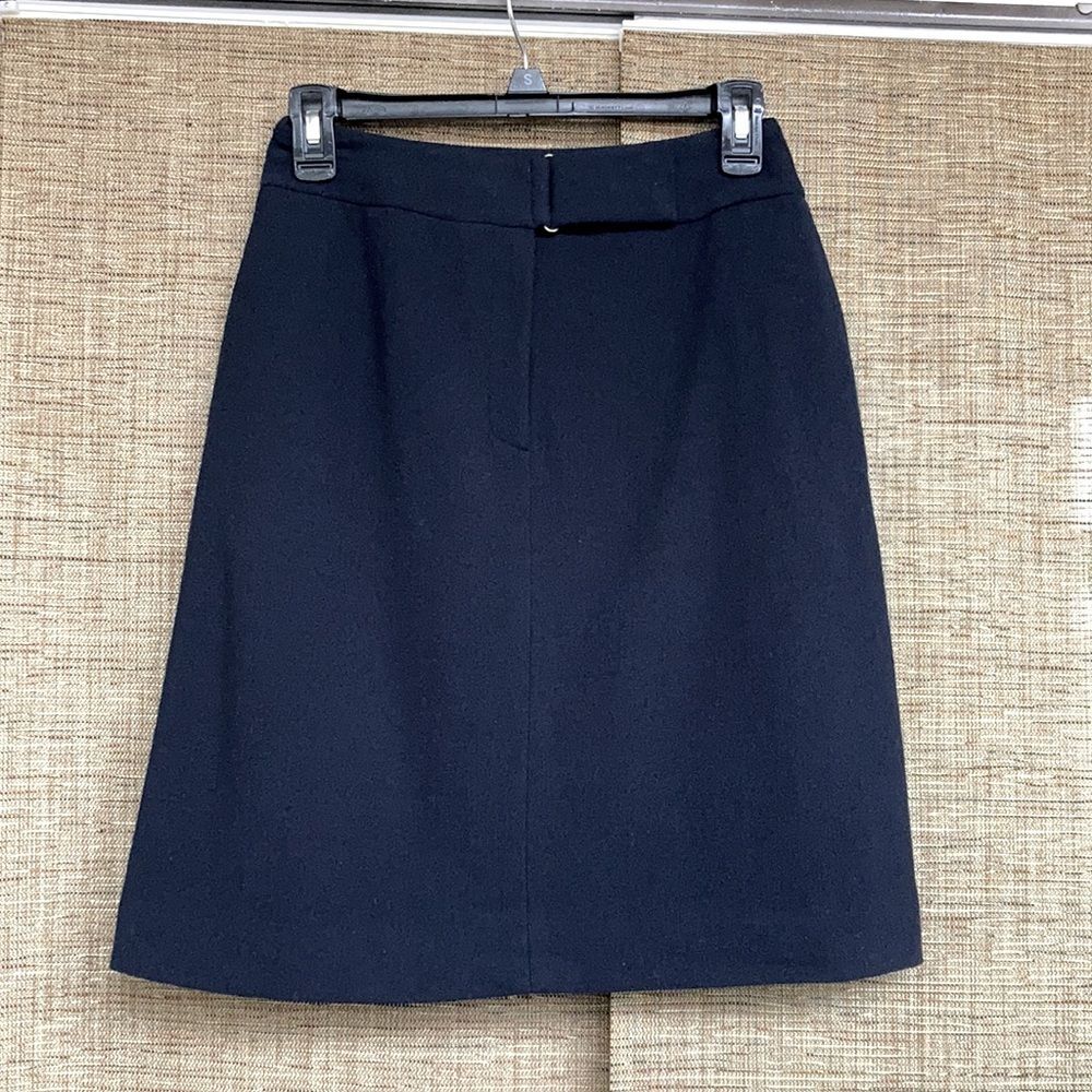 Vintage Jones New York petite black wool pencil skirt